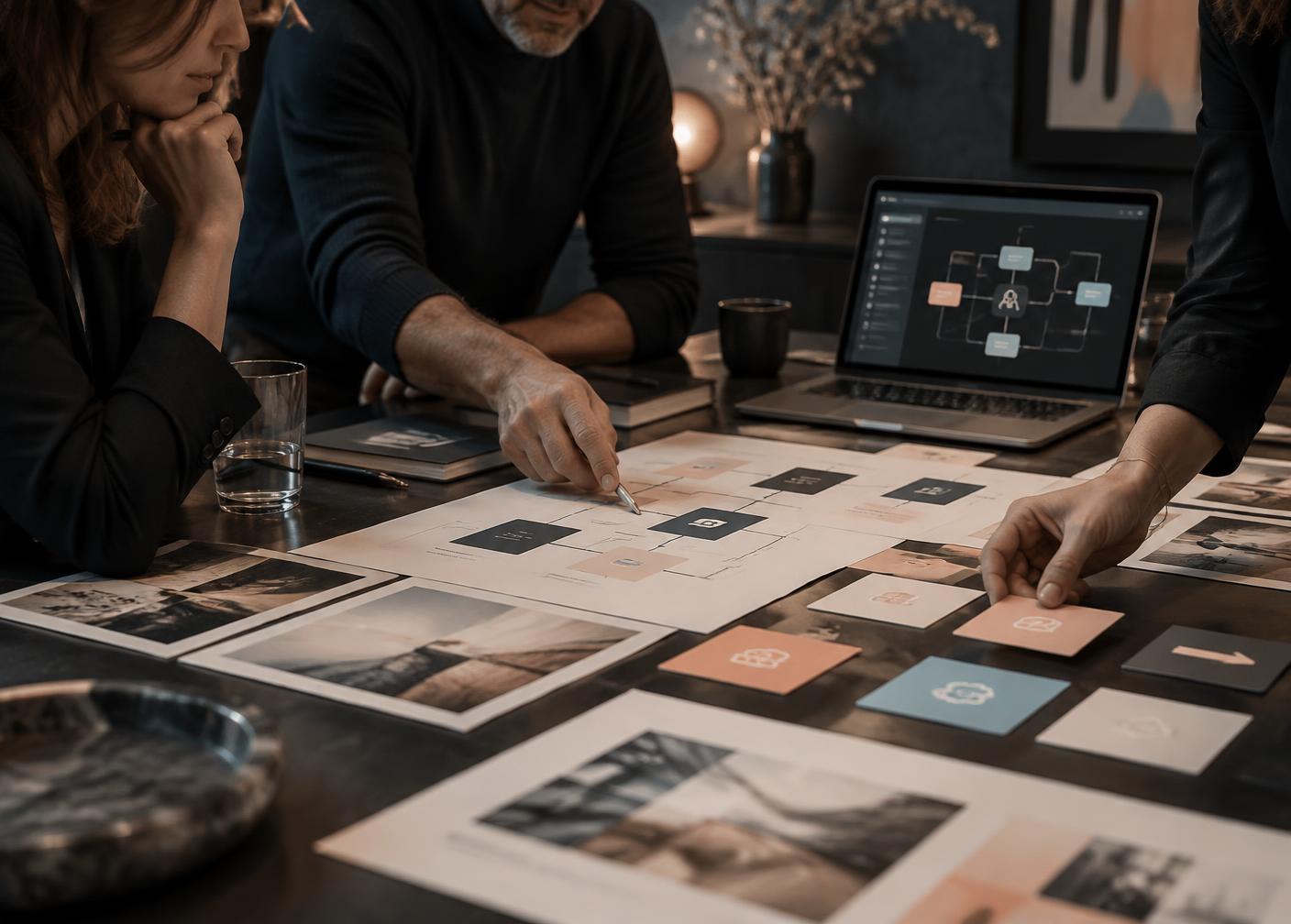 Atelier de cartographie d’un processus IA avec une équipe